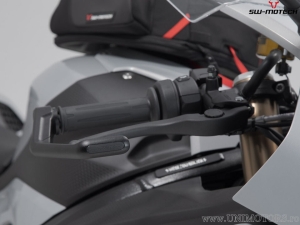 Set protezioni leve - materiale: alluminio - colore: nero - BMW S 1000 RR ('19-) - SW-Motech