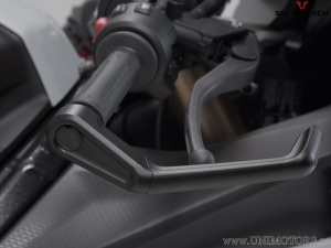 Set protezioni leve - materiale: alluminio - colore: nero - BMW S 1000 RR ('19-) - SW-Motech