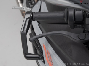Set protezioni leve - materiale: alluminio - colore: nero - BMW S 1000 RR ('19-) - SW-Motech