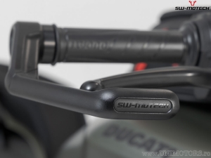 Set protezioni leve - materiale: alluminio - colore: nero - Streetfighter V2 ('21-) - SW-Motech