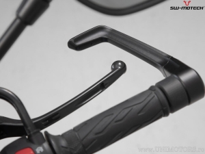 Set protezioni leve - materiale: alluminio - colore: nero - Suzuki GSX-S modelli - SW-Motech