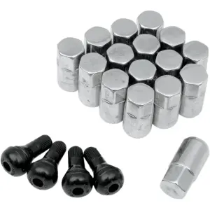 Set Radmuttern/Ventile ATV/UTV (12mm x 1.5") - Honda MUV 700 Big Red / Polaris RZR XP 4 1000 Turbo 4X4 EPS 64 - Moose