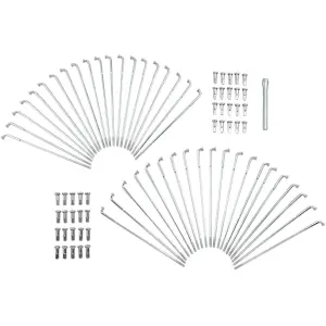 Set raggi in acciaio inox e cromato - Cromo - DS380101
