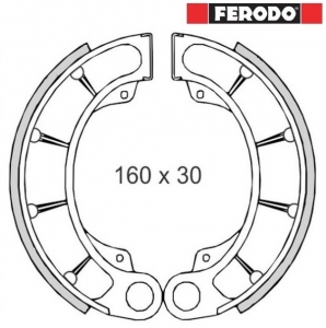 Set saboti frana spate - Honda FES Pantheon ('98-'02) 2T 125-150 / FES Foresight ('98-'00) 4T 250 / TRX 350-400-420-450 - Ferodo