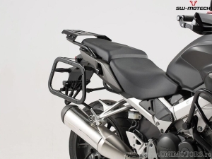 Set supporti EVO per valigie laterali (sidecase) colore nero - Honda VFR800X Crossrunner ('15-) - SW-Motech
