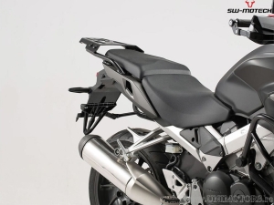 Set supporti EVO per valigie laterali (sidecase) colore nero - Honda VFR800X Crossrunner ('15-) - SW-Motech
