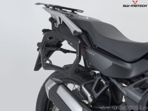 Set supporti PRO per valigie laterali (sidecase) colore nero - Honda XL750 Transalp ('22-) - SW-Motech