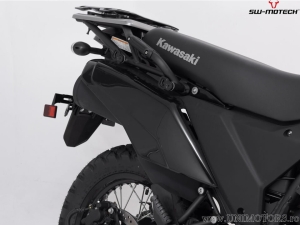Set supporti PRO per valigie laterali (sidecase) colore nero - Kawasaki KLR 650 ('22-) - SW-Motech