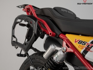 Set supporti PRO per valigie laterali (sidecase) colore nero - Moto Guzzi V85 TT ('19-'23) - SW-Motech