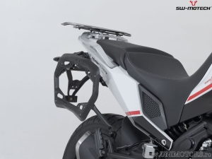 Set supporti PRO per valigie laterali (sidecase) colore nero - Moto Morini X-Cape 650 ('21-) - SW-Motech