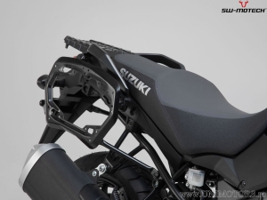 Set supporti PRO per valigie laterali (sidecase) colore nero - Suzuki V-Strom 1000 ('14-'19) - SW-Motech