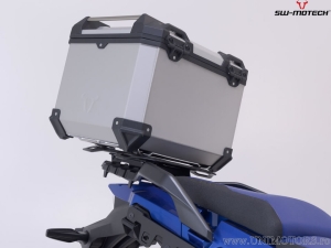 Set TRAX ADV argento (topcase + 2x sidecase + supporti PRO + ADV-RACK) - 150,0L - Suzuki V-strom 1050 / XT ('19-) - SW-Motech