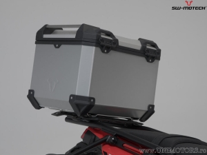 Set TRAX ADV argento (topcase + 2x sidecase + supporti PRO + ADV-RACK) - 150,0L - Yamaha Ténéré 700 models ('19-) - SW-Motech