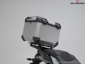 Set TRAX ADV argento (topcase + 2x sidecase + supporti PRO + ADVENTURE-RACK) - 158,0L - BMW S 1000 XR ('19-'23) - SW-Motech