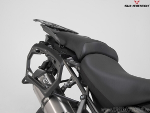 Set TRAX ADV argento (topcase + 2x valigie laterali + supporti PRO + ADV-RACK) - 158,0L - Triumph Tiger 1200 modelli ('11-) - SW