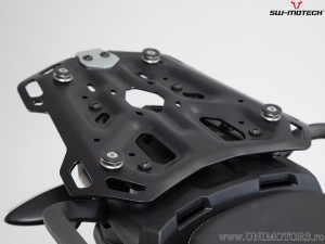 Set TRAX ADV argento (topcase + ADVENTURE-RACK + adattatore + blocco) - 38.0L - Triumph Tiger 800 modelli ('10-) - SW-Motech
