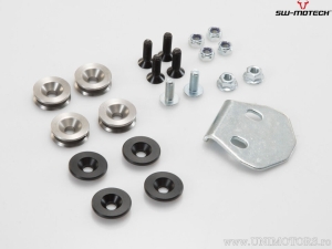 Set TRAX ADV negru (topcase + ALU-RACK + adaptor + blocator) - 38.0L - Ducati Multistrada 1200/S / Hyperstrada - SW-Motech