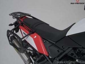 Set TRAX ADV nero (topcase + 2x sidecase + supporti PRO + ADV-RACK) - 150,0L - modelli Yamaha Ténéré 700 ('19-) - SW-Motech