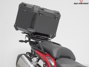 Set TRAX ADV nero (topcase + 2x sidecase + supporti PRO + ADVENTURE-RACK) - 150.0L - Benelli TRK 502 X ('18-) - SW-Motech
