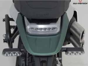Set valigia laterale (sidecase) URBAN e supporto sinistro SLC - 16,5L - nero - Benelli Leoncino 800 Trail ('21-) - SW-Motech
