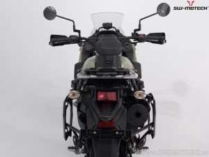 Set valigie laterali (sidecase) AERO ABS (2x25L) e supporti EVO - 50,0L - Kawasaki KLR650 ('08-'18) - SW-Motech