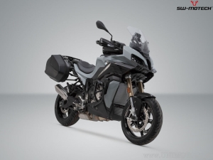 Set valigie laterali (sidecase) AERO ABS (2x25L) e supporti PRO - 50,0L - BMW S 1000 XR ('19-) - SW-Motech