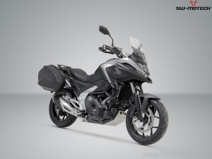 Set valigie laterali (sidecase) AERO ABS (2x25L) e supporti PRO - 50.0L - Honda NC750X/XD ('20-) - SW-Motech