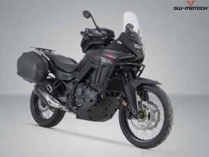 Set valigie laterali (sidecase) AERO ABS (2x25L) e supporti PRO - 50,0L - Honda XL750 Transalp ('22-) - SW-Motech
