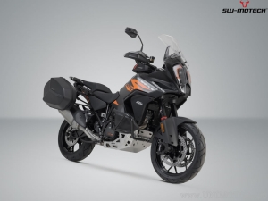 Set valigie laterali (sidecase) AERO ABS (2x25L) e supporti PRO - 50.0L - KTM 1290 Super Adventure ('21-) - SW-Motech