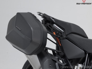 Set valigie laterali (sidecase) AERO ABS (2x25L) e supporti PRO - 50.0L - KTM 1290 Super Adventure ('21-) - SW-Motech