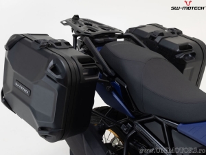 Set valigie laterali (sidecase) DUSC L (2x41L) e supporti PRO - 82,0L - Honda NT1100 ('21-) - SW-Motech