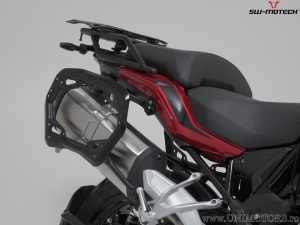 Set valigie laterali (sidecase) DUSC L/M (41/33L) e supporti PRO - 74,0L - Benelli TRK 502 X ('18-) - SW-Motech