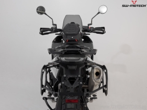 Set valigie laterali (sidecase) DUSC L/M (41/33L) e supporti PRO - 74.0L - Husqvarna North 901 ('21-) - SW-Motech