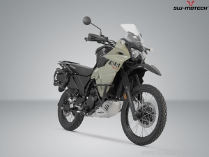 Set valigie laterali (sidecase) DUSC L/M (41/33L) e supporti PRO - 74,0L - Kawasaki KLR 650 ('22-) - SW-Motech