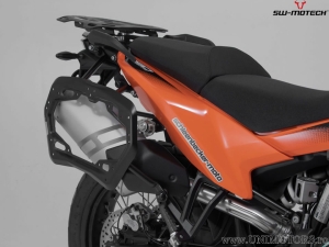 Set valigie laterali (sidecase) DUSC L/M (41/33L) e supporti PRO - 74,0L - KTM 790 Adv / 890 Adv/ R - SW-Motech