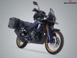 Set valigie laterali (sidecase) DUSC L/M (41/33L) e supporti PRO - 74.0L - Suzuki V-Strom 800 / 800DE ('22-) - SW-Motech