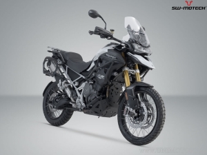 Set valigie laterali (sidecase) DUSC L/M (41/33L) e supporti PRO - 74.0L - Triumph Tiger 1200 Rally / GT Explorer - SW-Motech