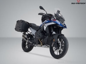 Set valigie laterali (sidecase) DUSC M (2x33L) e supporti PRO - 66,0L - BMW R 1300 GS ('23-) - SW-Motech