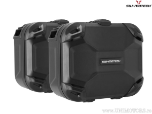 Set valigie laterali (sidecase) DUSC M (2x33L) e supporti PRO - 66,0L - Yamaha Tracer 9 modelli ('20-) - SW-Motech