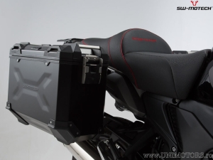 Set valigie laterali (sidecase) TRAX ADV L alluminio colore nero e supporti EVO - 90.0L - Honda Crosstourer ('11-) - SW-Motech