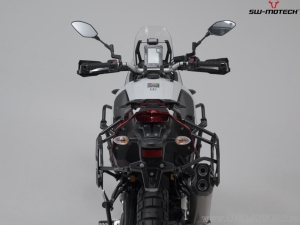 Set valigie laterali (sidecase) TRAX ADV L/M alluminio argento e supporti PROL - Yamaha Ténéré 700 modelli ('19-) - SW-Motech