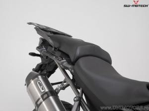 Set valigie laterali (sidecase) TRAX ADV M al. argento e supporti PRO - 74,0L - Triumph Tiger1200/Explor ('11-) - SW-Motech