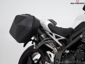 Set valigie laterali (sidecase) URBAN (2x16,5L) e supporti SLC - 33,0L - Triumph Speed Triple 1050 ('18-) - SW-Motech