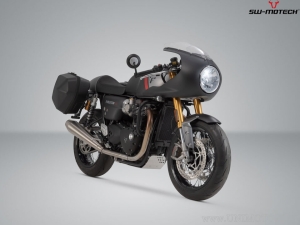 Set valigie laterali (sidecase) URBAN (2x16,5L) e supporti SLC - 33,0L - Triumph Thruxton 1200/R / TFC - SW-Motech