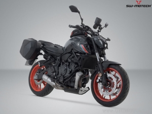 Set valigie laterali (sidecase) URBAN (2x16,5L) e supporti SLC - 33,0L - Yamaha MT-07 ('18-) - SW-Motech