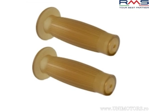 Set vintage handvatten - kleur: koffie (lichtbruin) (lengte: 125 mm) - RMS