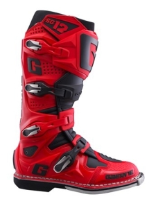 SG 12 ENDURO RED/BLACK: Mărime - 44