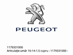 SHOULDER JOINT 10-14-1.5 COPPER - 1179331000 - Peugeot