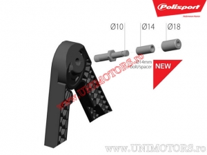 Side triangle black moto stand - Polisport