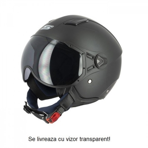 SIFAM - Casca Open-face S-LINE S779 - negru mat [XS]